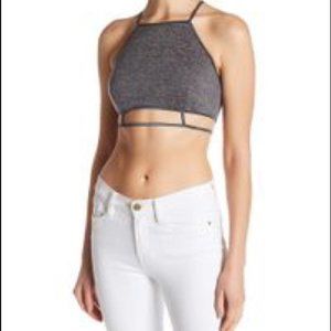 REVOLVE Line & Dot Cage Style Bralette Size XS